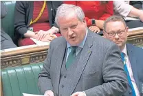  ?? ?? SNP Westminste­r leader Ian Blackford.