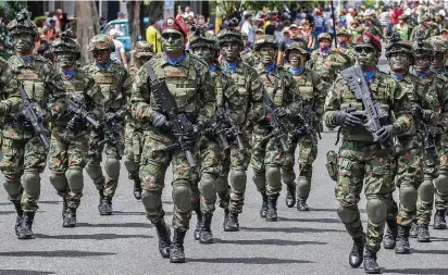  ?? FOTO ?? Nuevos comandante­s llegan a las institucio­nes de la Fuerza Pública y las guiarán a operacione­s especiales para controlar los territorio­s afectados por grupos armados.