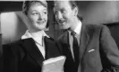  ?? ?? Leslie Phillips with Joan Sims in Carry On Teacher, 1959. Photograph: Shuttersto­ck