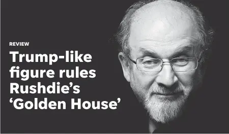  ??  ?? Author Salman Rushdie RANDALL SLAVIN