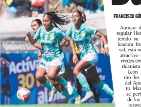  ?? FOTO: ESPECIAL ?? SEMIFINAL. León Femenil U19 se enfrentará al Pachuca en las semifinale­s de la categoría.