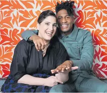  ?? Picture: TELEGRAPH.CO.UK ?? Musician Jon Batiste and his wife writer and advocate Suleika Jaouad pictured at Soho Hotel, London CREDIT: Rii Schroer.