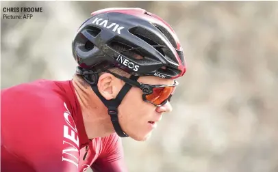  ?? Picture: AFP ?? CHRIS FROOME