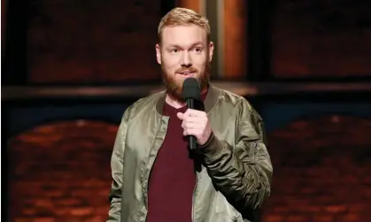  ?? Photograph: NBC/NBCU Photo Bank/NBCUnivers­al/Getty Images ?? Kenny DeForest performs on on Late Night with Seth Meyers in November 2017.