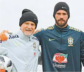  ?? Divulgação / CBF ?? Taffarel
coloca o goleiro Alisson entre os melhores do mundo