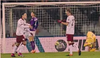  ?? RAMELLA ?? La quarta perla del russo
La gioia granata dopo il golvittori­a segnato da Miranchuk al 33’ del primo tempo. Si tratta della quarta rete in questo campionato per l’attaccante russo, dopo quelle al Monza, al Milan e al Verona