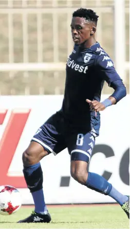  ?? M U C H AV E / ANTONIO ?? Bidvest Wits midfielder Thabang Monare.