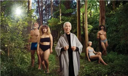  ?? Photograph: Jouk-Oosterhof ?? Dr Jane Goodall fronts the ad campaign for Australian underwear brand Boody. She wears a turtleneck by the brand, which uses organicall­y grown bamboo fabric.