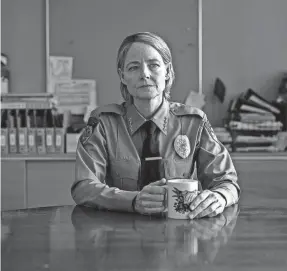  ?? PROVIDED BY HBO ?? Police Chief Liz Danvers (Jodie Foster) solves the case in the finale of “True Detective: Night Country.”