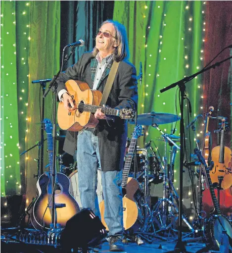  ??  ?? Much-loved Scottish troubadour Dougie MacLean is appearing in Glenrothes.