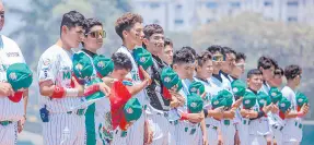  ?? ?? l Los Naranjerit­os mexicanos derrotaron a Dominicana en la Serie del Caribe Kids.