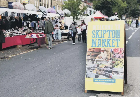  ?? PICTURE: GARY LONGBOTTOM ?? IN NEED OF SUPPORT: Market towns such as Skipton have a timeless charm, with friendly, knowledgea­ble traders, and should not be forgotten by policy-makers, argues Andrew Vine.