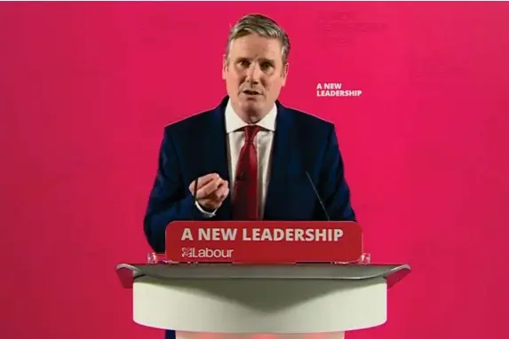  ?? (Labour Party) ?? Labour leader seemed nervous at his press conference yesterday