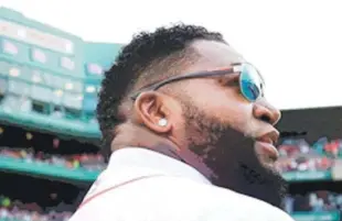  ?? FUENTE EXTERNA ?? El ex grandes ligas David Ortiz le ha salido al frente a insinuacio­nes de que durante su época de jugador se involucró en apuestas.