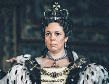  ??  ?? The favourites: Olivia Colman as Anne. Below, Rami Malek as Freddie Mercury