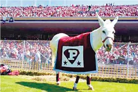  ?? Foto: Especial ?? La mascota del Poli es usada como imagen de la institució­n académica en encuentros deportivos./