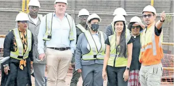  ?? ?? YESTERDAY morning, KZN Premier Nomsa Dube-ncube presided over SAB’S multimilli­on expansion project. The aim of the visit was to unpack SAB’S R825 million investment into KZN pledged at the South African Investment Conference.