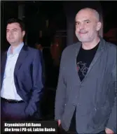  ??  ?? Kryeminist­ri Edi Rama dhe kreu i PD- së, Lulzim Basha