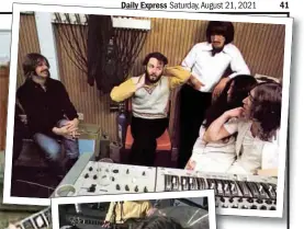  ??  ?? ALL YOU NEED IS LOVE: Unseen footage shows The Beatles laughing and joking in the studio as they made Let It Be