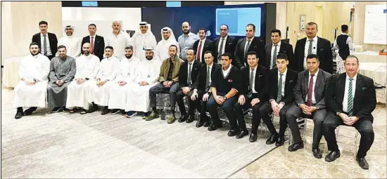  ?? ?? Kuwait Internatio­nal Bank (KIB) organizes an Iftar banquet for security guards of the Joint Banking Complex, as part of its annual Ramadan campaign that embodies the holy month’s spirit and solidifies social cohesion in Kuwait.