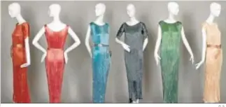  ?? D. S.. ?? Colección de vestidos Delphos, una de las creaciones del granadino Mariano Fortuny.