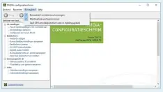  ??  ?? Als het configurat­iescherm van Nvidia niet meer te vinden is, start dan het programmab­estand nvcplui.exe en activeer de relevante menu-items.