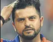  ?? AFP ?? Suresh Raina failed to make the 15member squad.