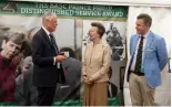  ?? ?? Side-by-side: Jonathan Young chats with the Princess Royal following his award