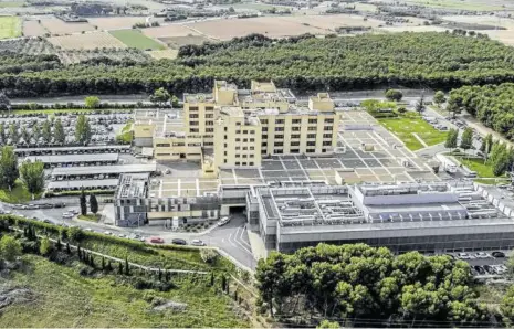  ?? Foto: Cedida ?? Vista aérea del Hospital Reina Sofía de Tudela.