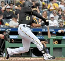  ?? Matt Freed/Post-Gazette ?? Pirates outfielder Jason Martin is focused on the new season after surgery derailed his 2019 campaign.