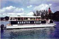  ?? CONTRIBUTE­D BY BRIAN BOBBITT ?? Brian Bobbitt bought the Manatee Queen in 1987 and used it for popular boat tours in Jupiter until 2012.