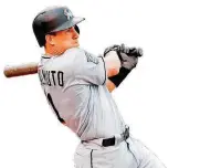  ?? [AP PHOTO] ?? J.T. Realmuto could be selected to his first All-Star Game when the rosters are announced Sunday. In his fifth big-league season, he’s hitting a career-best .306 and has a caught-stealing percentage of 43, fifth best in the majors.