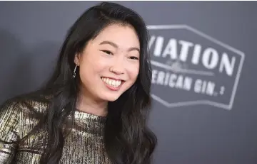  ??  ?? Comedienne-actress Awkwafina is to co-star with Ike Barinholtz in the comedy ‘Crime After Crime’.