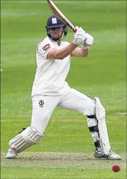  ?? Picture: Sean Aidan FM14796305 ?? Minster’s Fabian Cowdrey now has four centuries to his name this summer