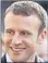  ??  ?? Macron