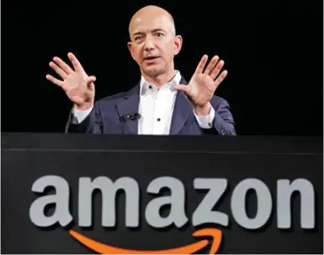  ?? AP ?? Jeff Bezos’s Amazon and other large e-commerce players have leverage over their suppliers.