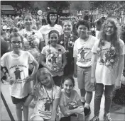  ?? LOANED PHOTO ?? GOWAN SCIENCE ACADEMY’S Odyssey of the Mind team tied for 5th place in the World Competitio­n in Ames, Iowa, last weekend. From left (back) are: parent coaches Alicia Boelts and Melissa Reese with Devlyn Reese, Daisy Boelts, Rosaline Pond, Taeler...