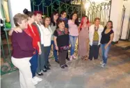  ??  ?? Las 11 mujeres que denuncian violacione­s a sus derechos por los hechos ocurridos en Atenco, se dijeron listas para la audiencia.