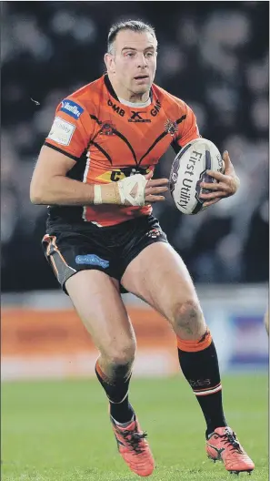  ??  ?? Castleford’s former Bradford Bulls and Hull FC prop, Andy Lynch, will go second on the alltime Super League appearance list if he plays against Wakefield Trinity today.