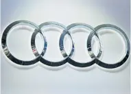  ?? AFP ?? El logotipo de la marca alemana de carros Audi .