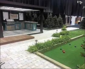  ?? SUBMITTED ?? Lorain County-based Land Creations Landscapin­g hopes to entice visitors to the NARI Home Improvemen­t Show at the I-X Center with some big ideas for the backyard.