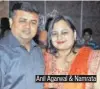  ??  ?? Anil Agarwal & Namrata