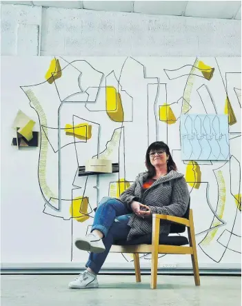  ?? ?? Wellington artist Tracey-Lea Morgan is one of 200 artists whose work will feature in this year’s NZ Art Show.