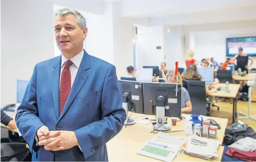  ?? APA ?? SPÖ-Bundesgesc­häftsführe­r und Wahlkampfl­eiter Georg Niedermühl­bichler trat gestern zurück.