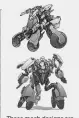  ??  ?? These mech designs are parts of Colony, an original graphic novel by Afif Numbo.