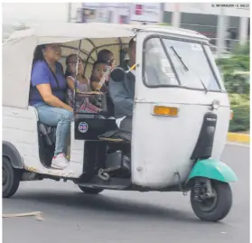  ?? EL INFORMADOR • G. GALLO ?? PELIGRO. Aunque en años anteriores no se tenían registrado­s accidentes en mototaxis, en este año suman siete choques.