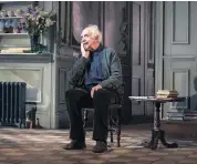  ??  ?? Lost in thought: Jonathan Pryce stars alongside Eileen Atkins in the French playwright Florian Zeller’s playful, philosophi­cal drama