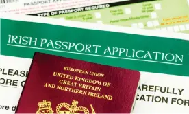  ??  ?? Close historical ties between Ireland and the UK put the country top of the league of EU passports now held by dual-national Britons. Photograph: Alamy