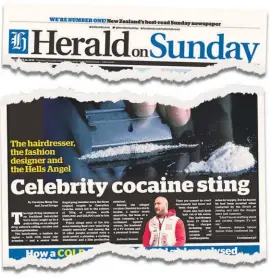  ??  ?? How the story appeared in the Herald on Sunday.