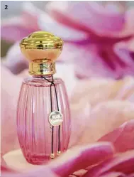  ??  ?? Annick Goutal’s newest fragrance is called rose Pompon.